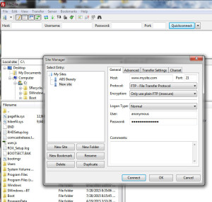 filezilla