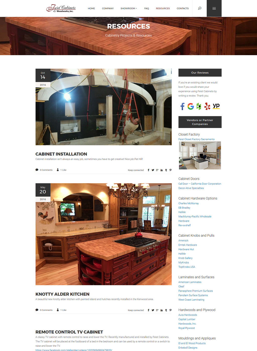 Feist Cabinets and Woodworks, Inc.