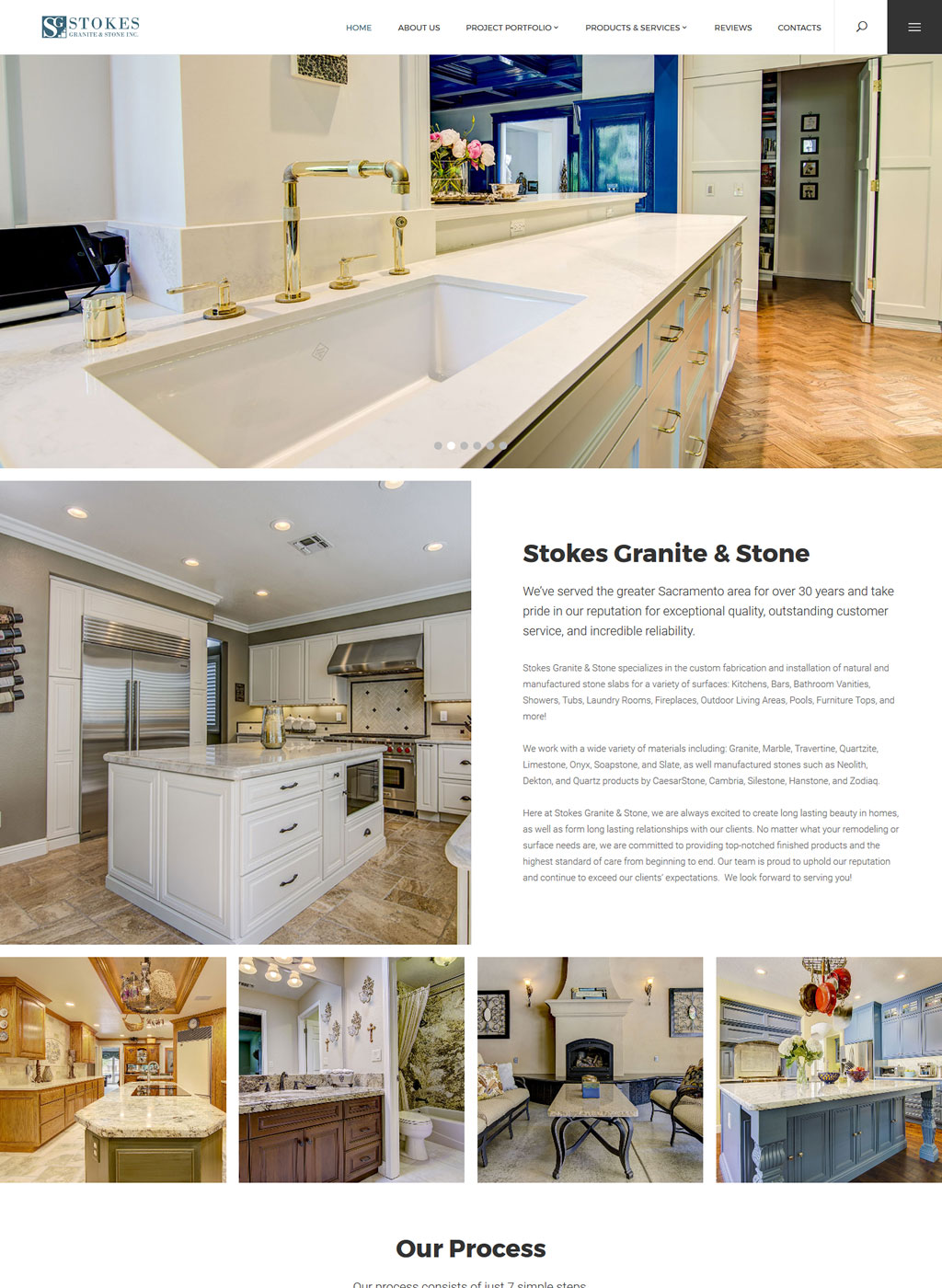 Stokes Granite and Stone, Inc. Website