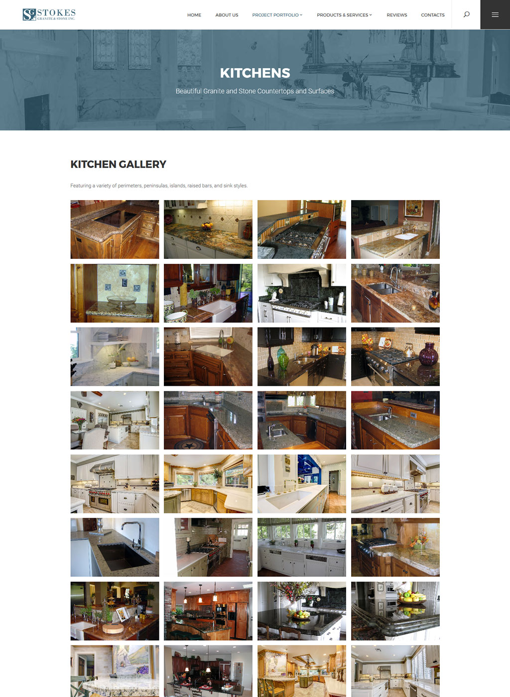 Stokes Granite and Stone, Inc. Website