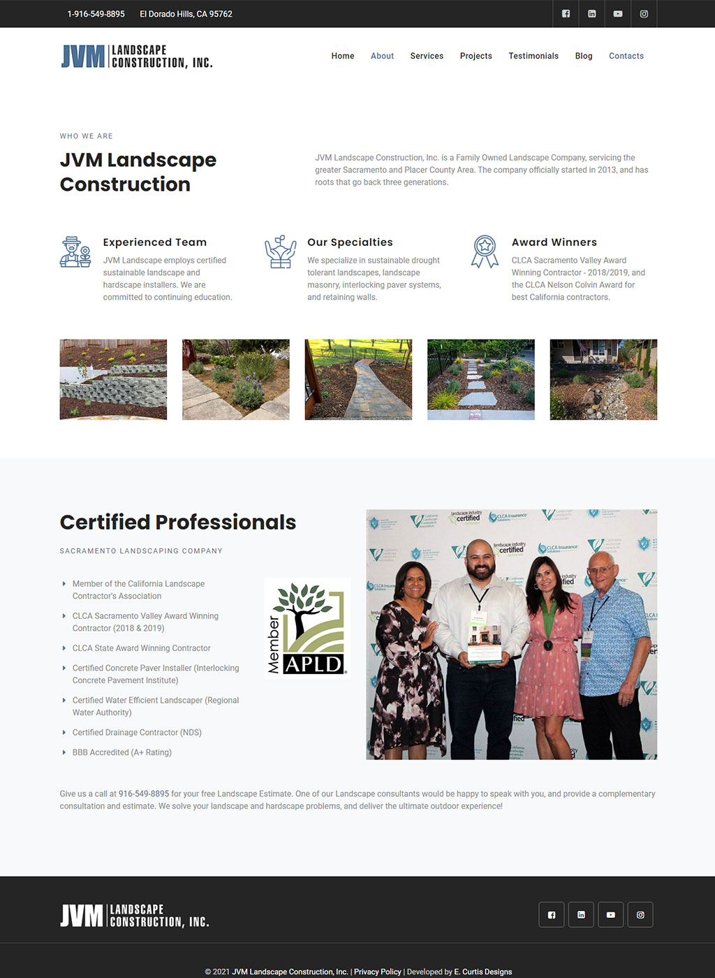 Web development for JVM Landscape Construction