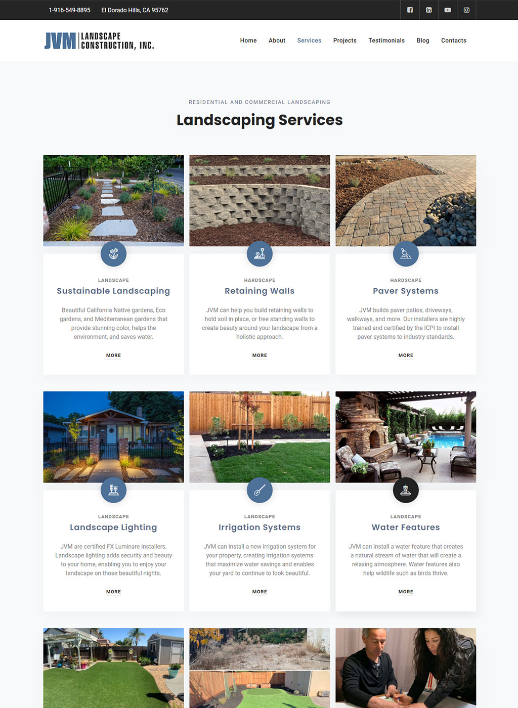 Web development for JVM Landscape Construction