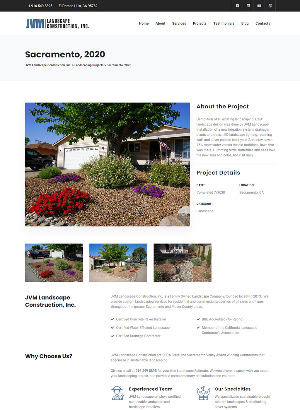 Web development for JVM Landscape Construction