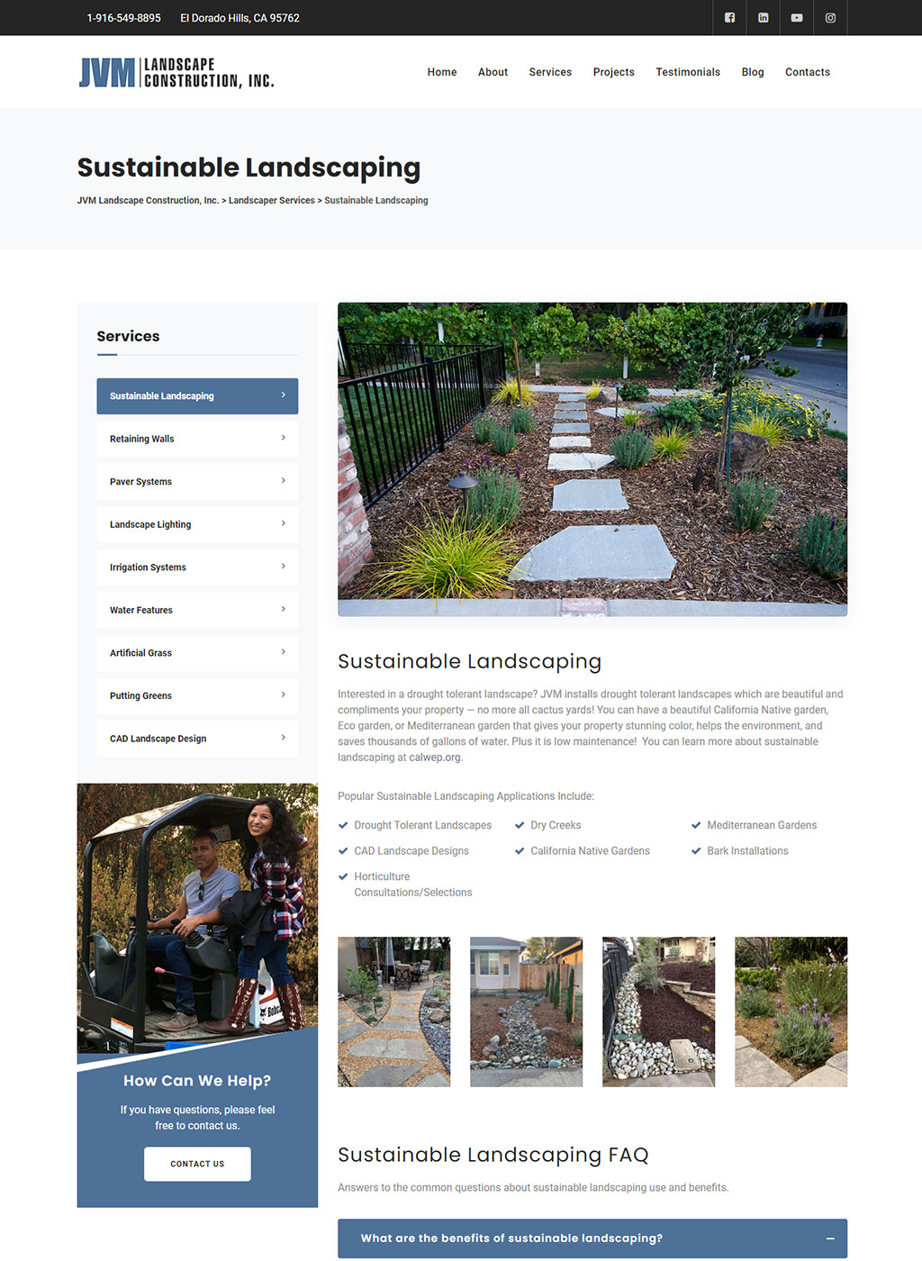 Web development for JVM Landscape Construction